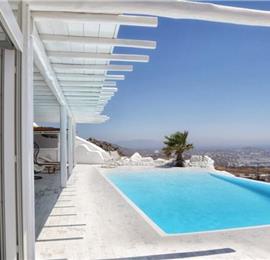 8 Bedroom Villa with Infinity Pool in Fanari on Mykonos, Sleeps 16